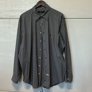 Polo by Ralph Lauren Black and White Micro-Check Dress Shirt